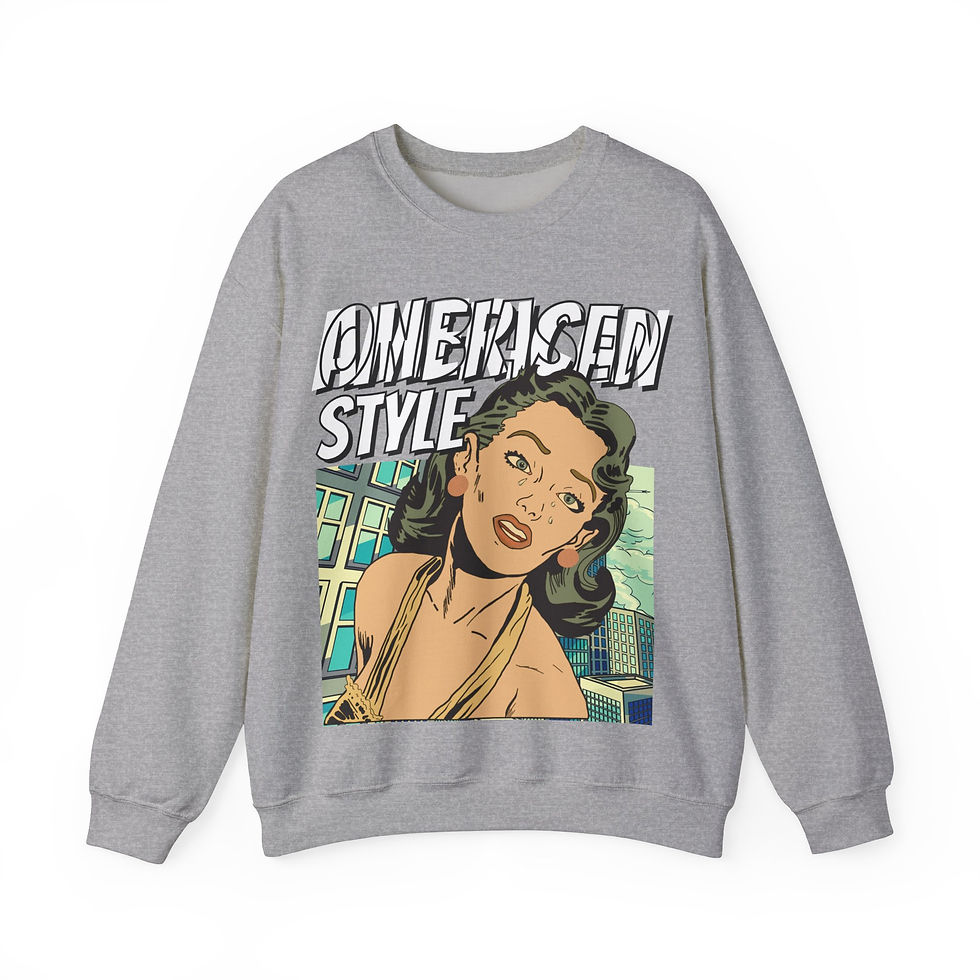 Thumbnail: American Style Fashion Unisex Sweatshirt - 'Onbiased' Design