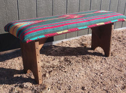 Southwest Design Covered Bench