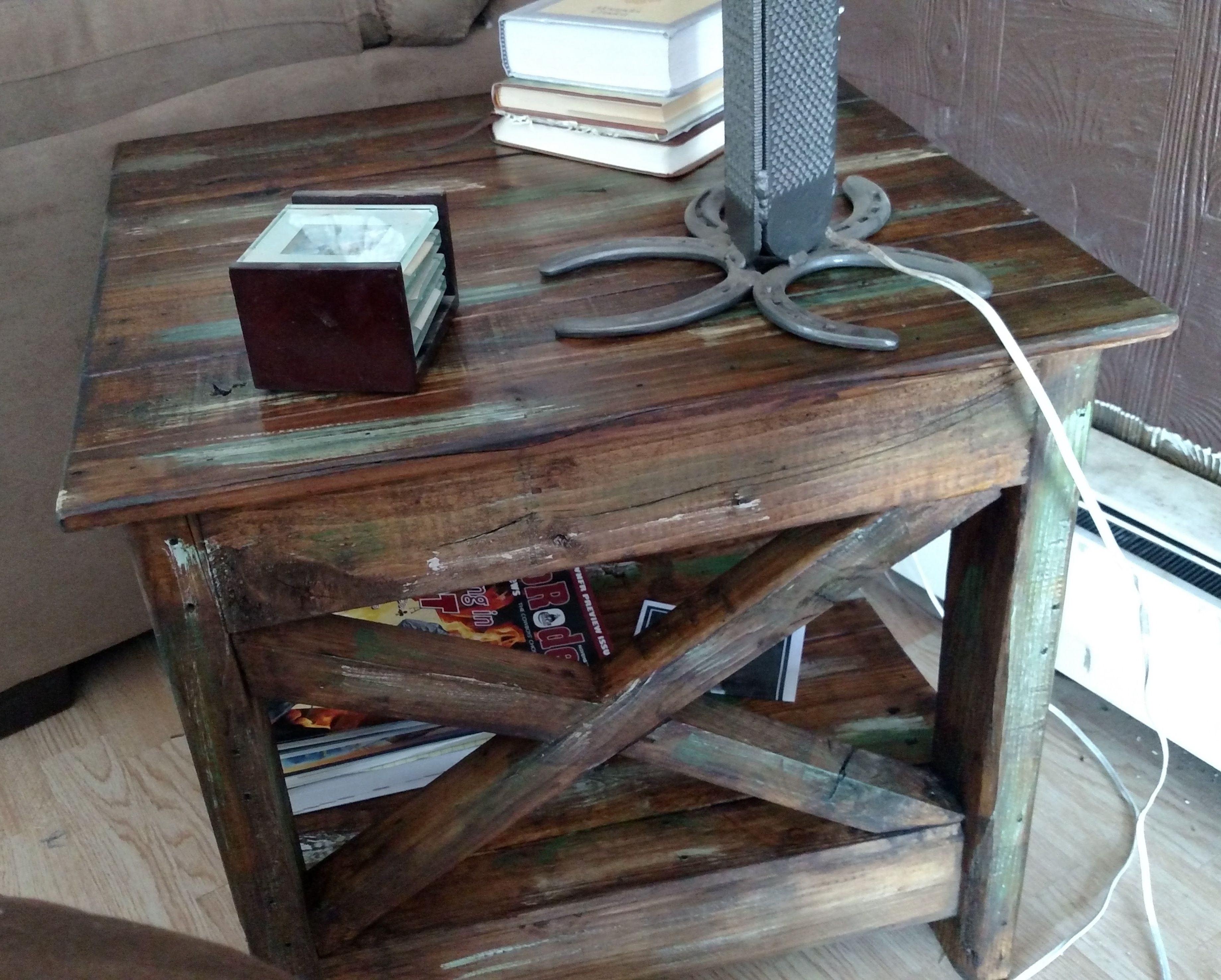 Hoar X End Table