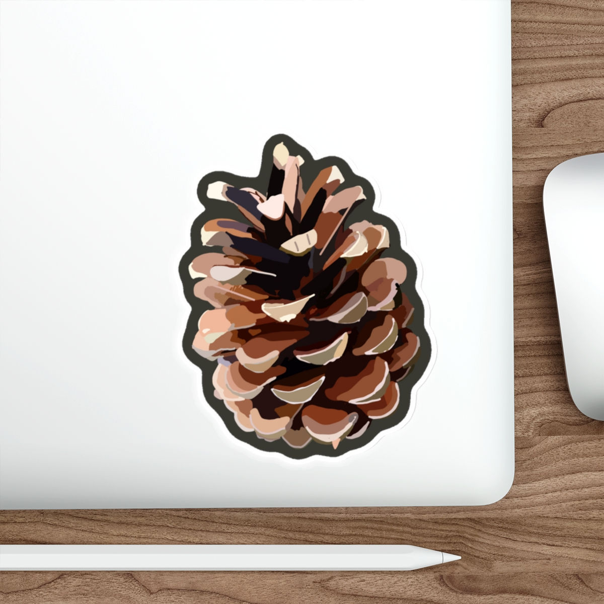 Die-Cut Stickers, Pinecone
