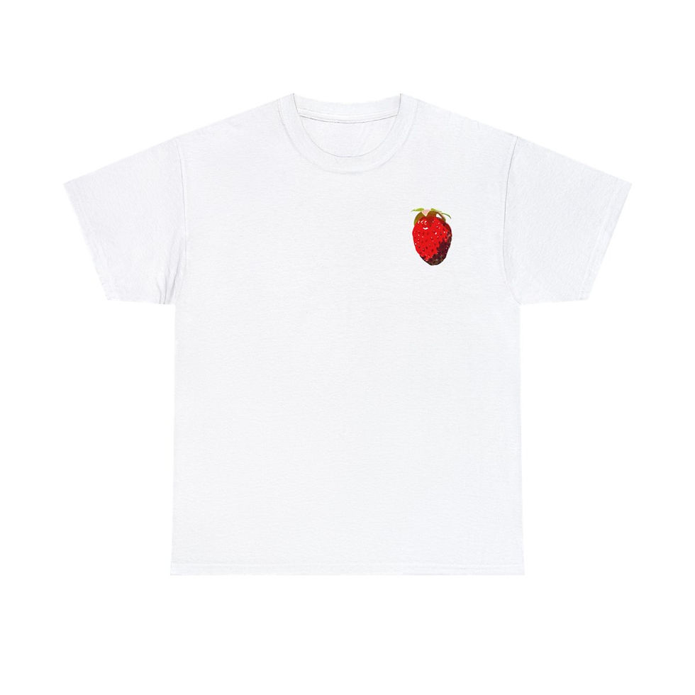 Thumbnail: Unisex Heavy Cotton Tee, Summer Strawberry