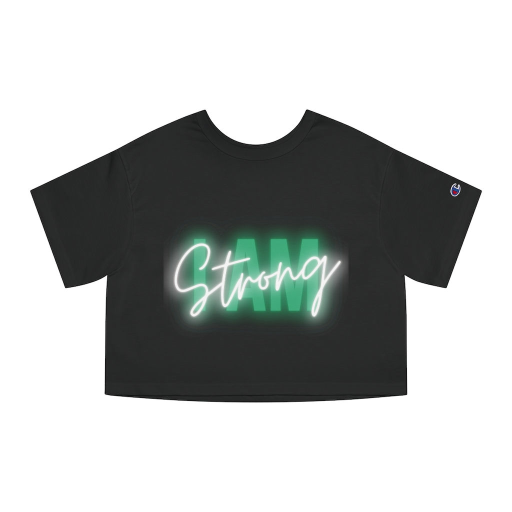 I AM Strong Women's Cropped T-Shirt