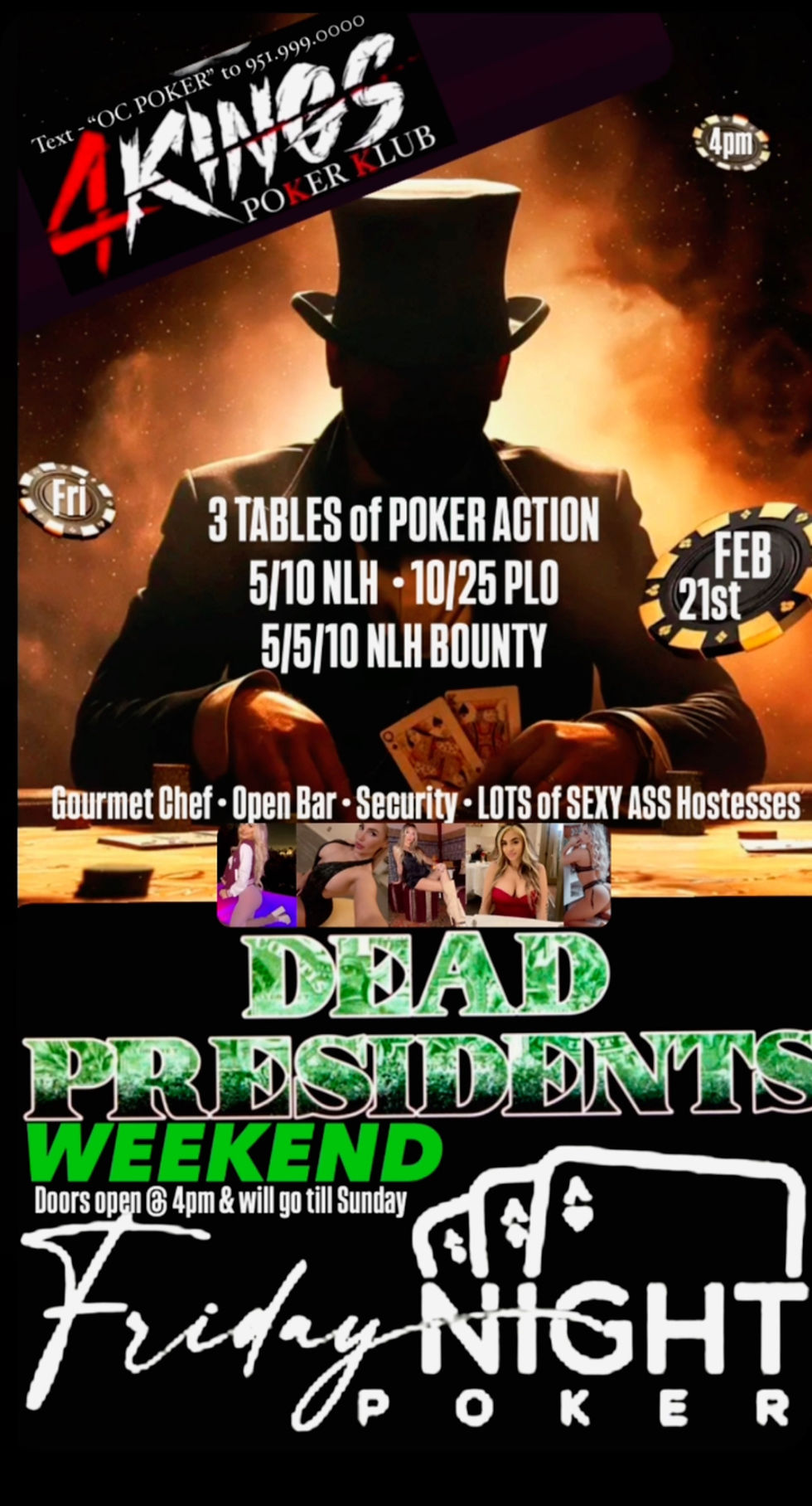 Dead Presidents Weekend!! 
