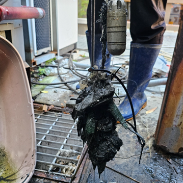 광주 치평동 하수구막힘 고압세척으로 해결