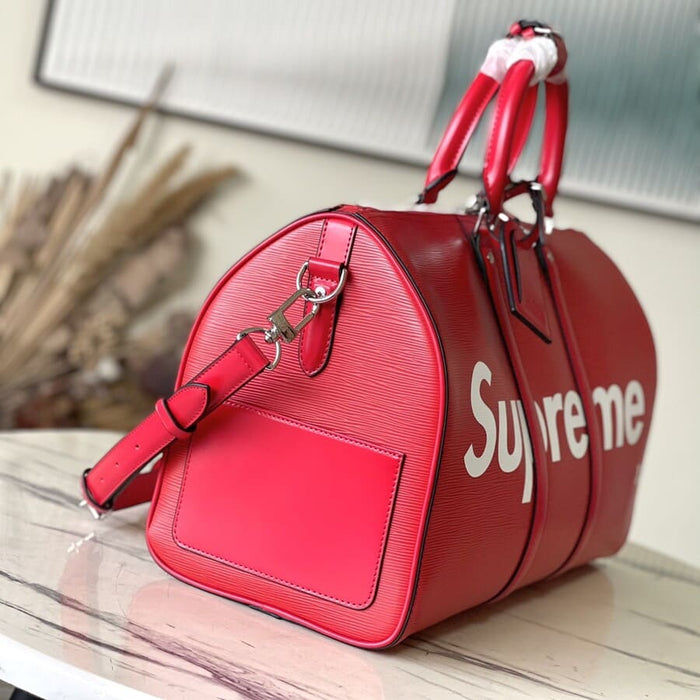 Miniatura: Bolsa Louis Vuitton x Supreme Keepall Bandouliere