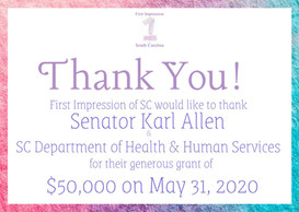 E Thank You Card- Senator Alled & SCDHHS