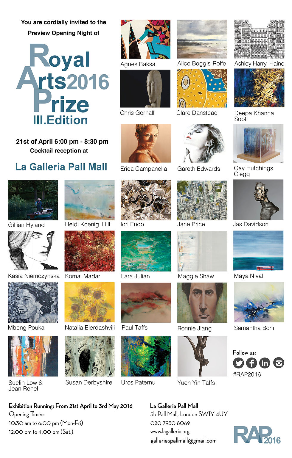 Invitation - Royal Arts Prize Exhibition