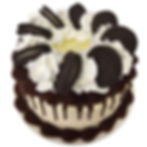 Delicious Oreo cookie cake with chocolate frosting