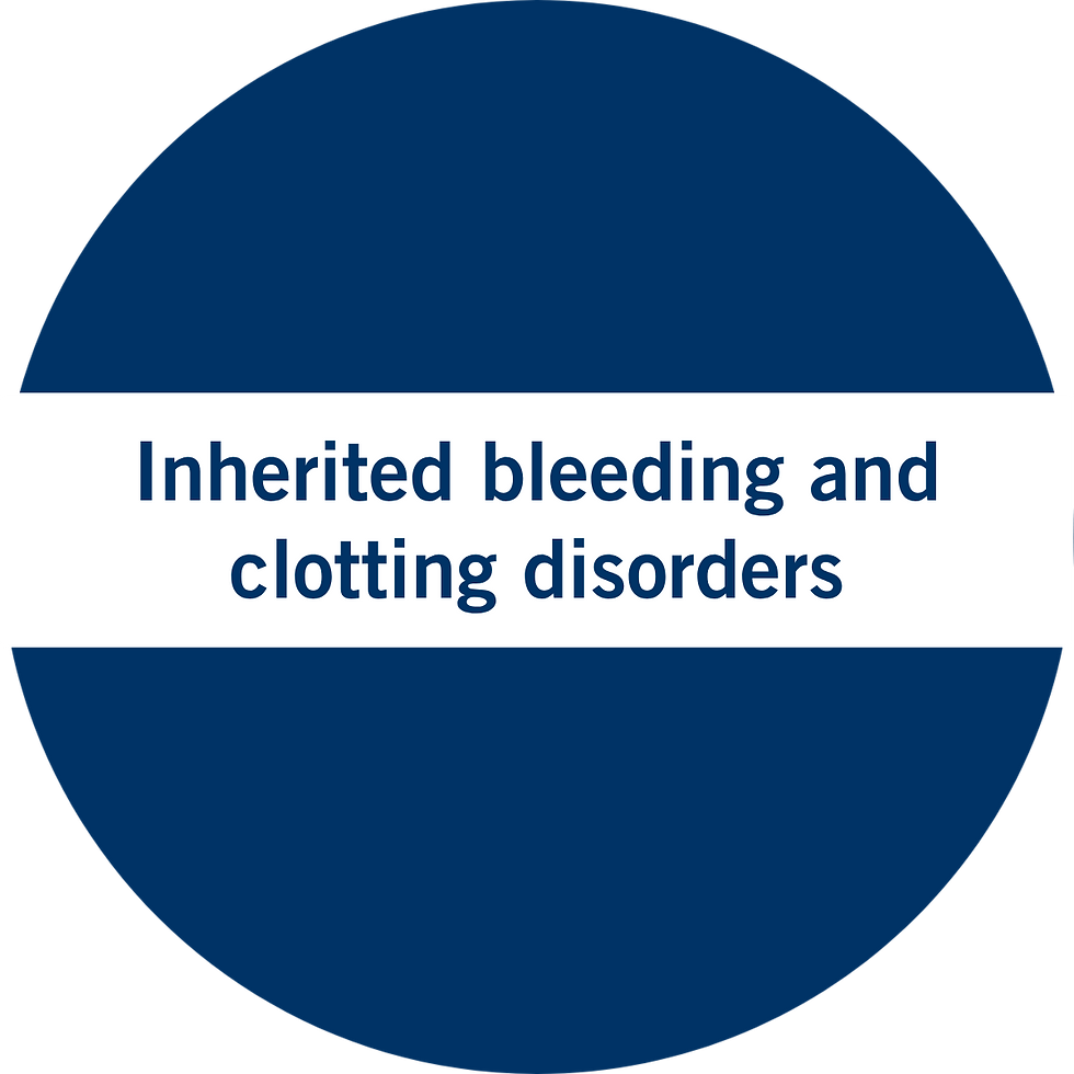 Inherited bleeding and clotting disorders
