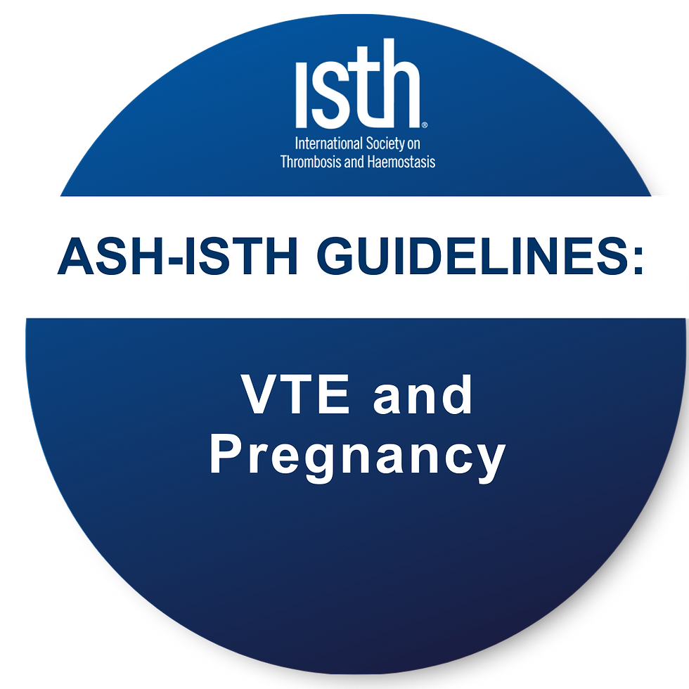 VTE and pregnancy guidelines button