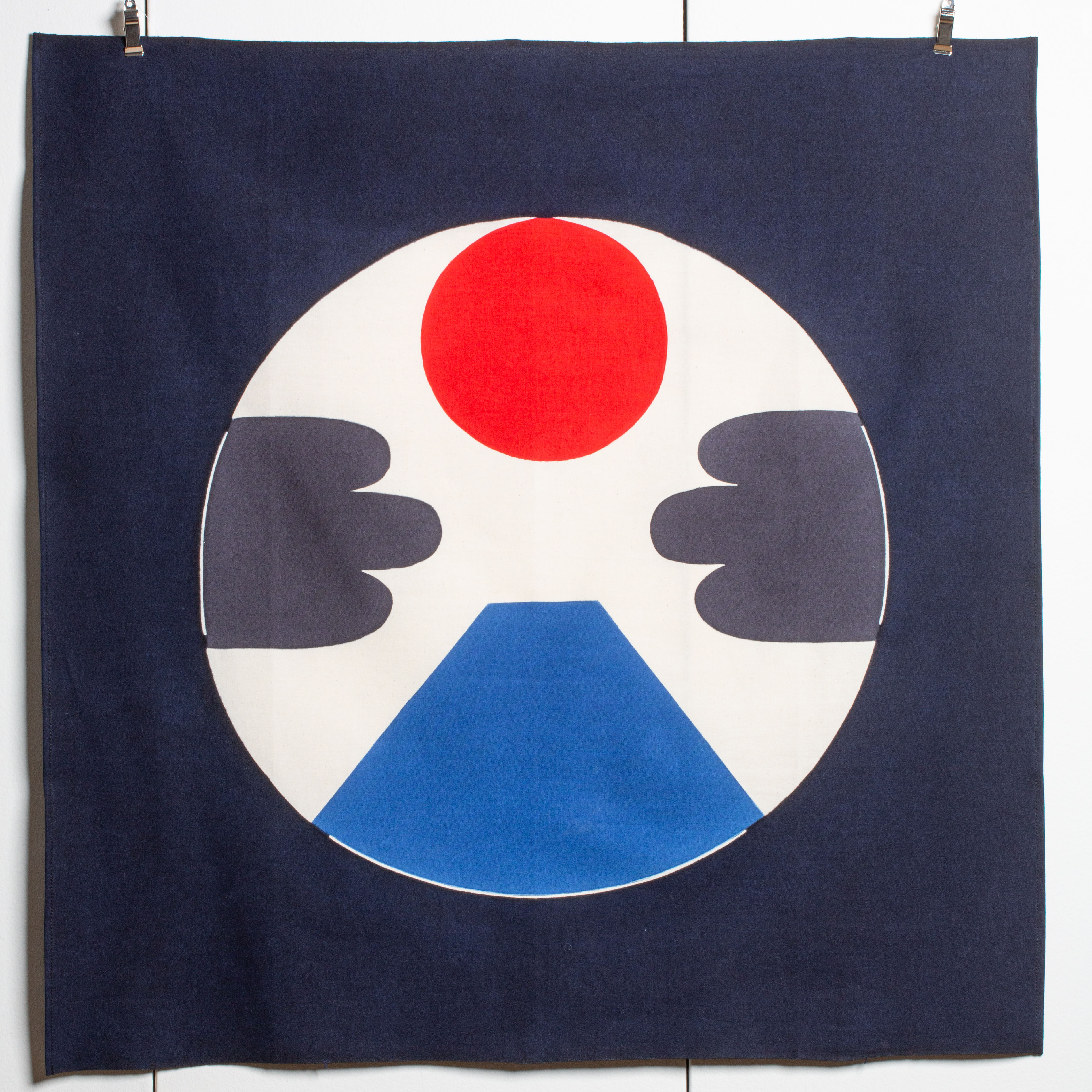 Furoshiki "Mont Fuji Lune" de Katazome Takada