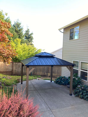 medium gazebo insalled in vancouver wa