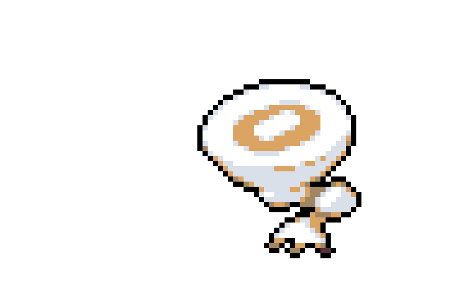 Boiled Egg Half Creature Pixel Art GladiEATers