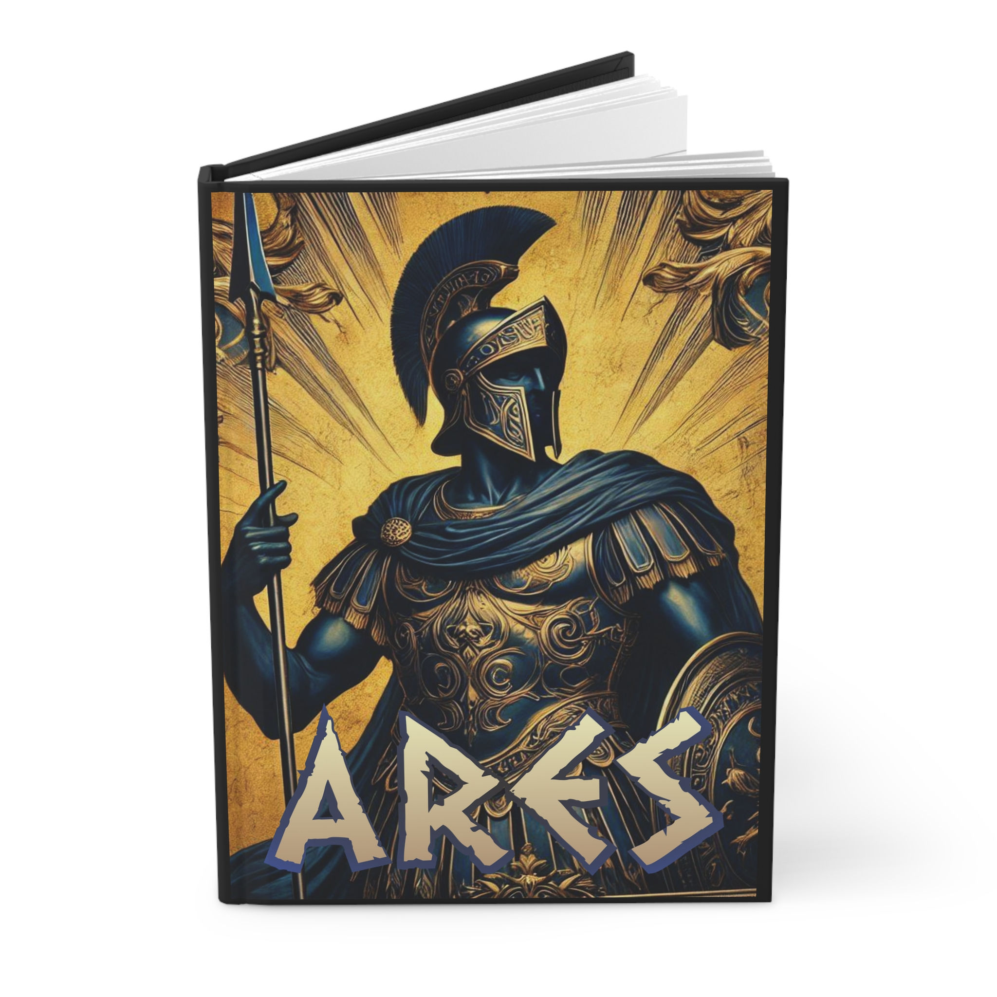 Ares - Hardcover Journal Matte - Greek God Goddess Olympic