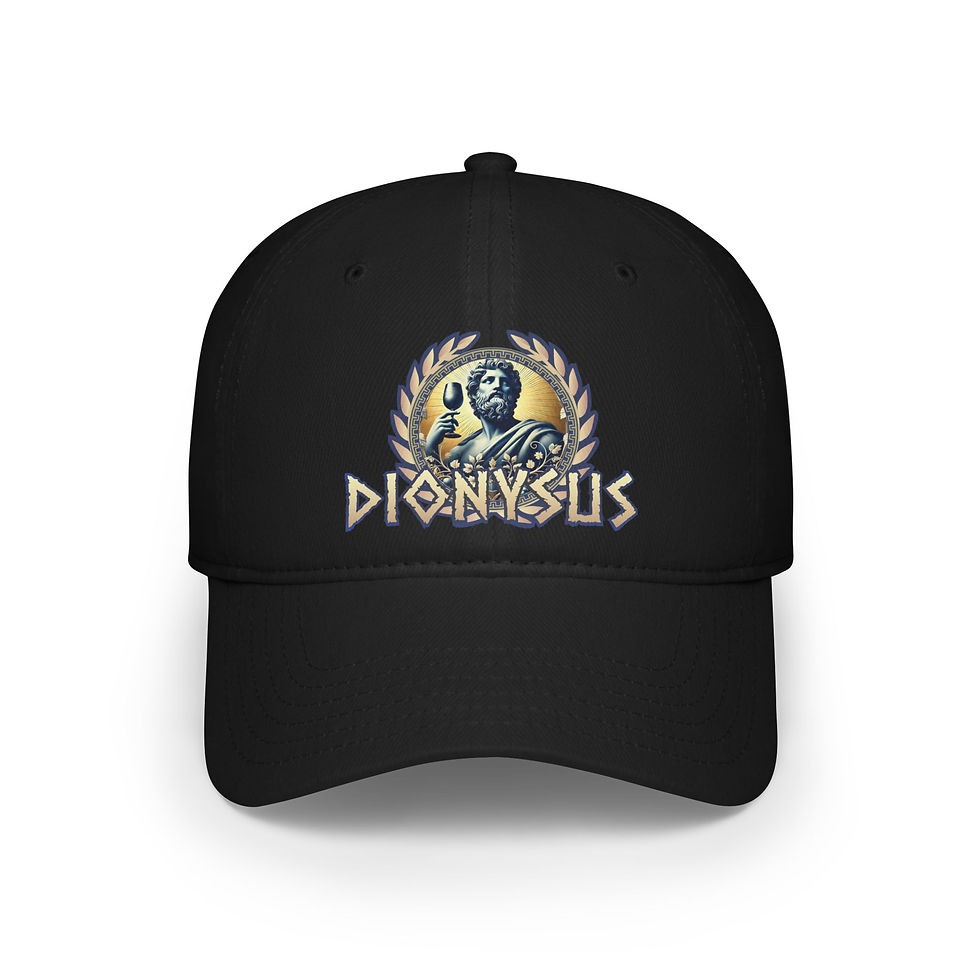 Thumbnail: Dionysus - Low Profile Baseball Cap - Greek Olympic God Hat
