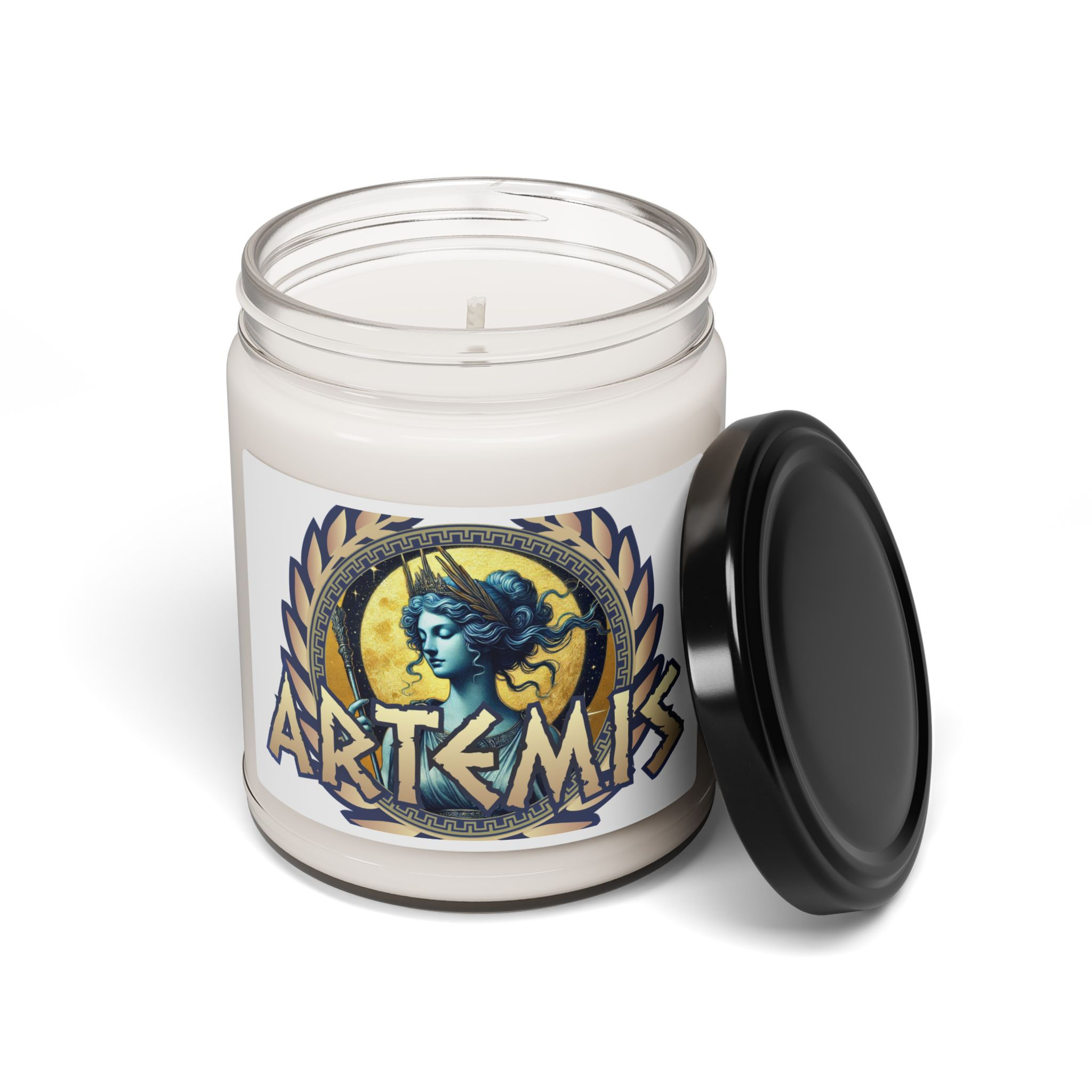 Artemis - Scented Soy Candle, 9oz - Greek Olympic Goddess - God
