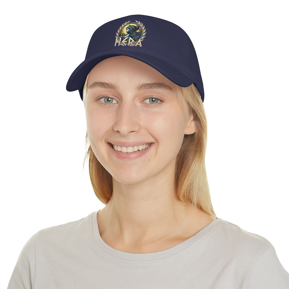 Thumbnail: Hera - Low Profile Baseball Cap - Greek Goddess Hat