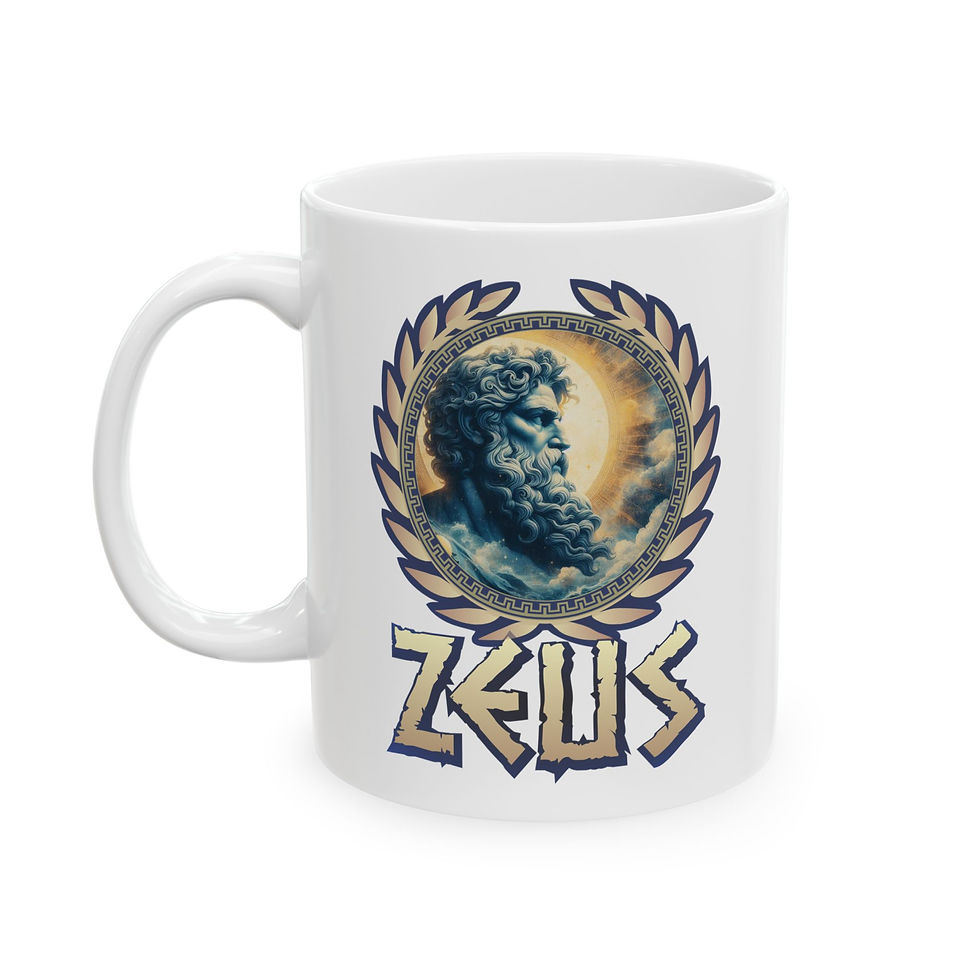 Thumbnail: Zeus - Ceramic Mug 11oz - Greek God Olympian.