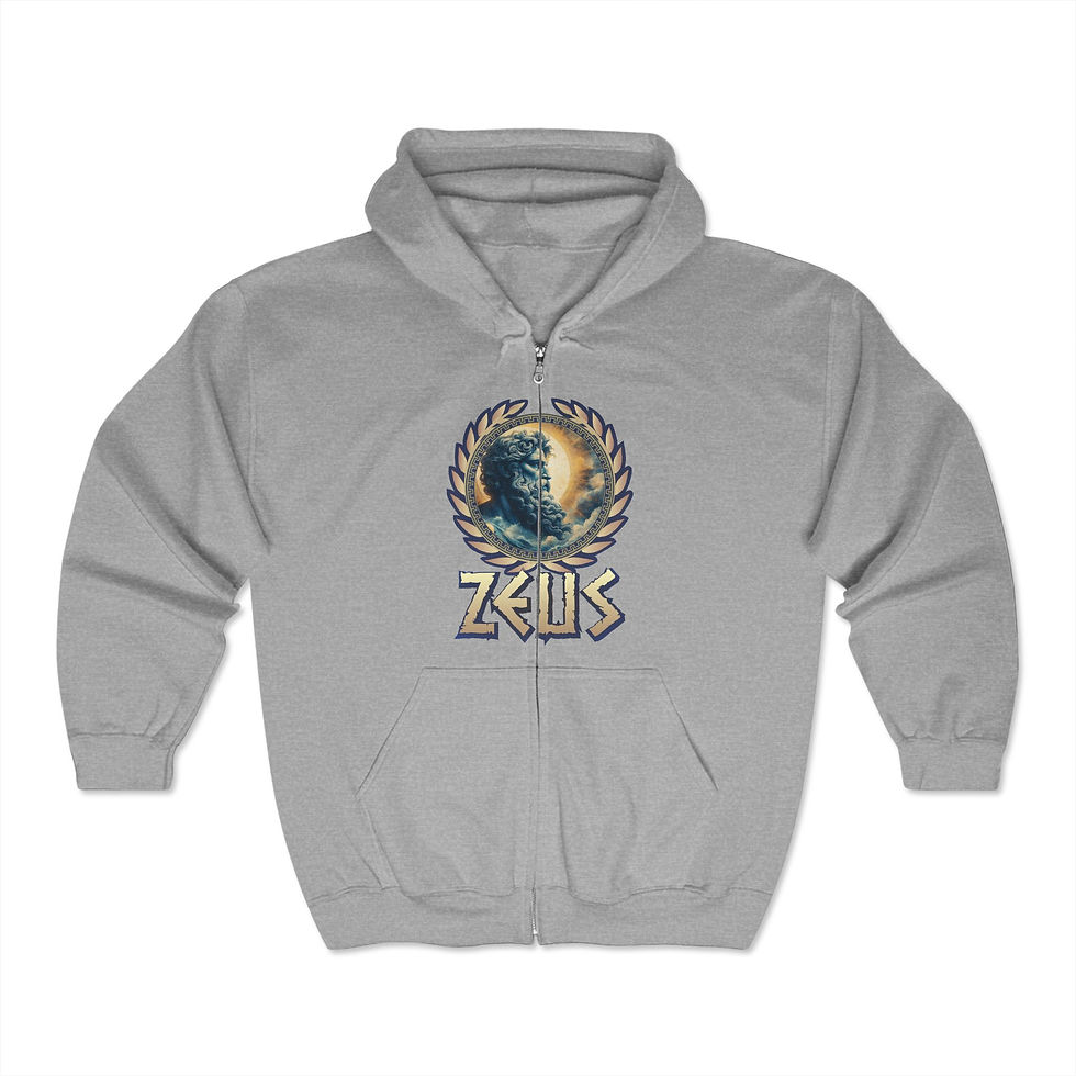 Thumbnail: Zeus - Unisex Heavy Blend™ Full Zip Hooded Sweatshirt