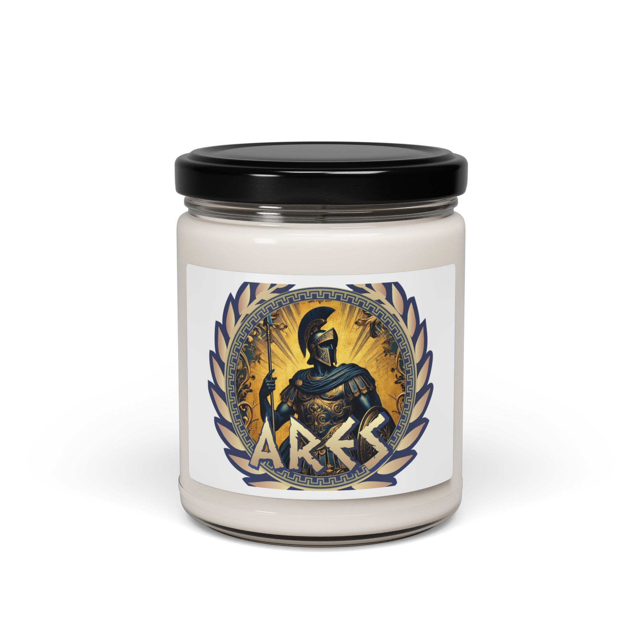 Ares - Scented Soy Candle, 9oz - Greek Olympic God - Goddess