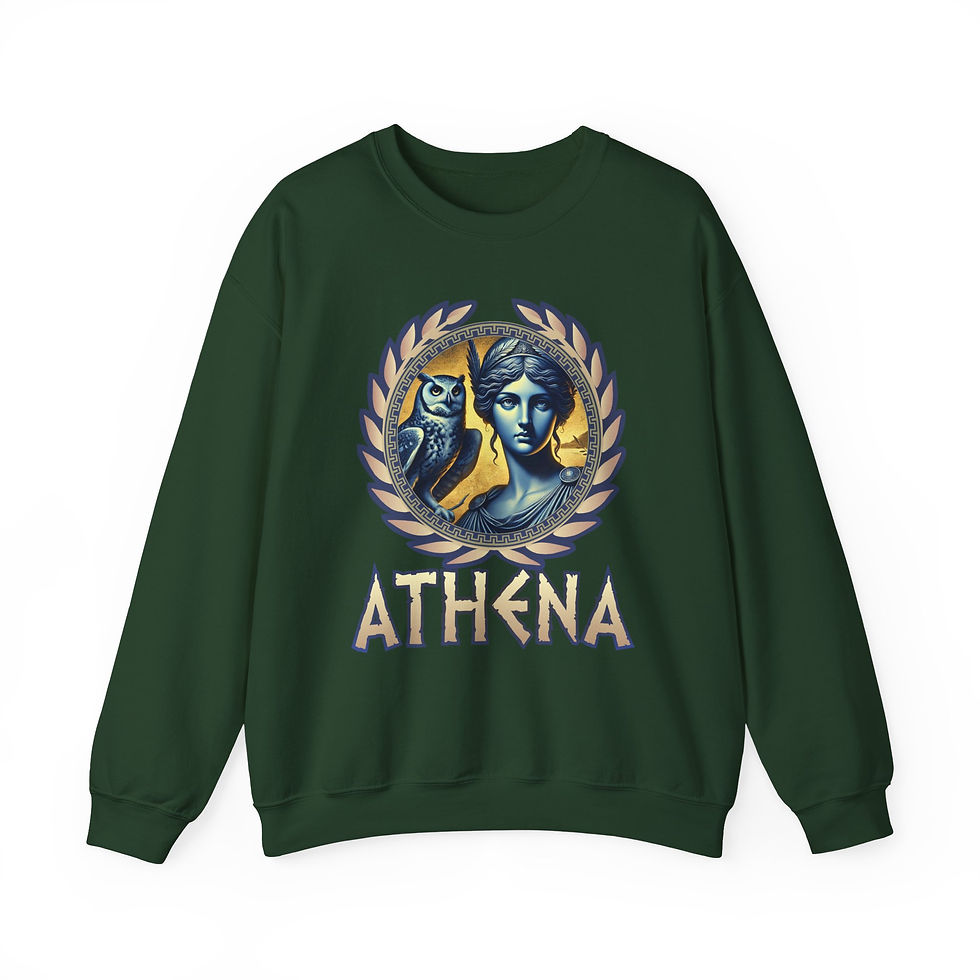 Thumbnail: Athena - Unisex Heavy Blend™ Crewneck Sweatshirt