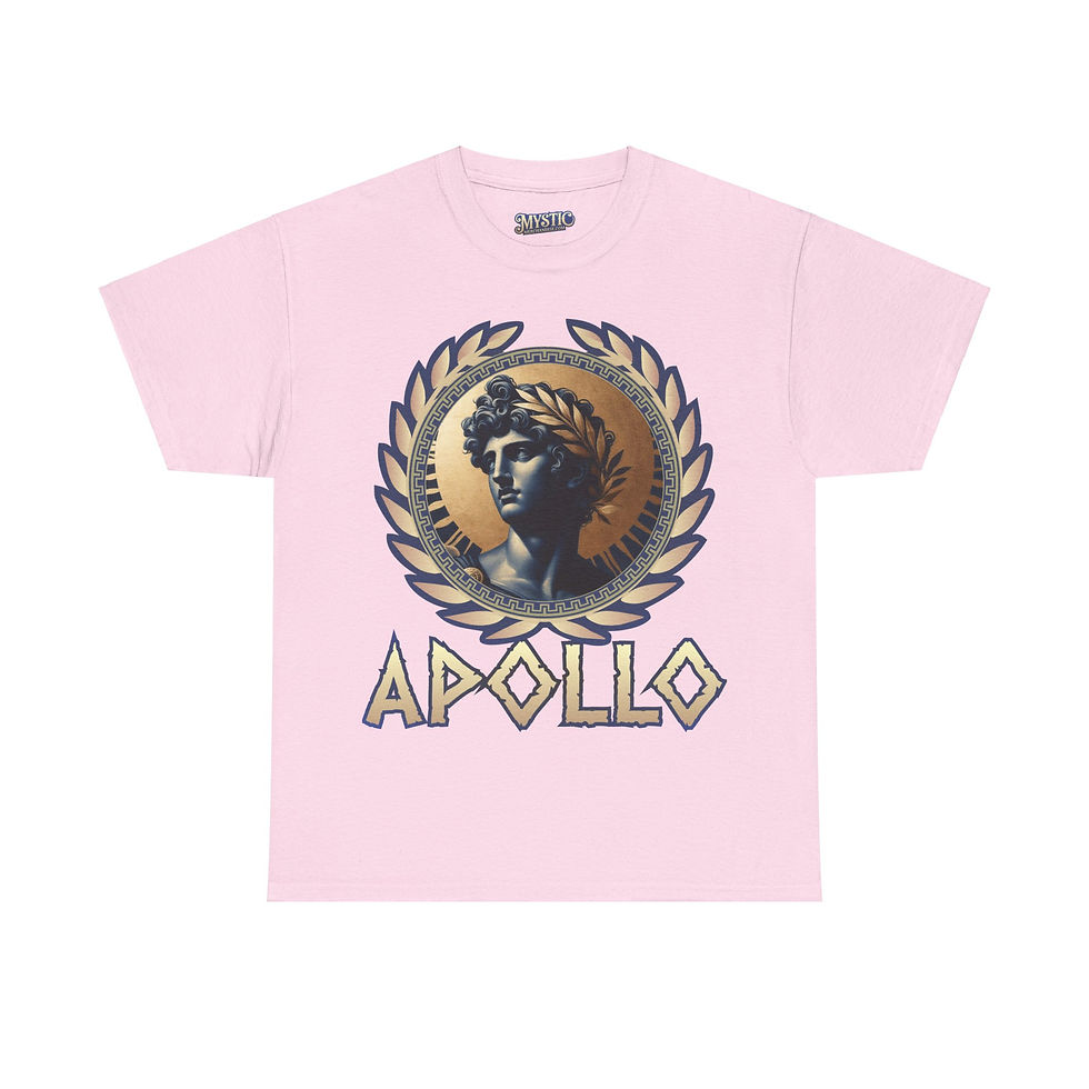 Thumbnail: Apollo Tee - Unisex Heavy Cotton Tee - T-shirt Greek Olympic God Goddess
