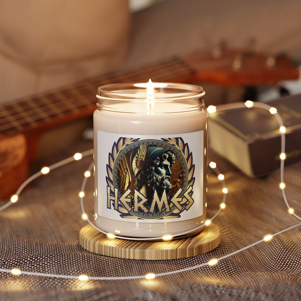 Thumbnail: Hermes - Scented Soy Candle, 9oz - Greek Olympian God Goddess