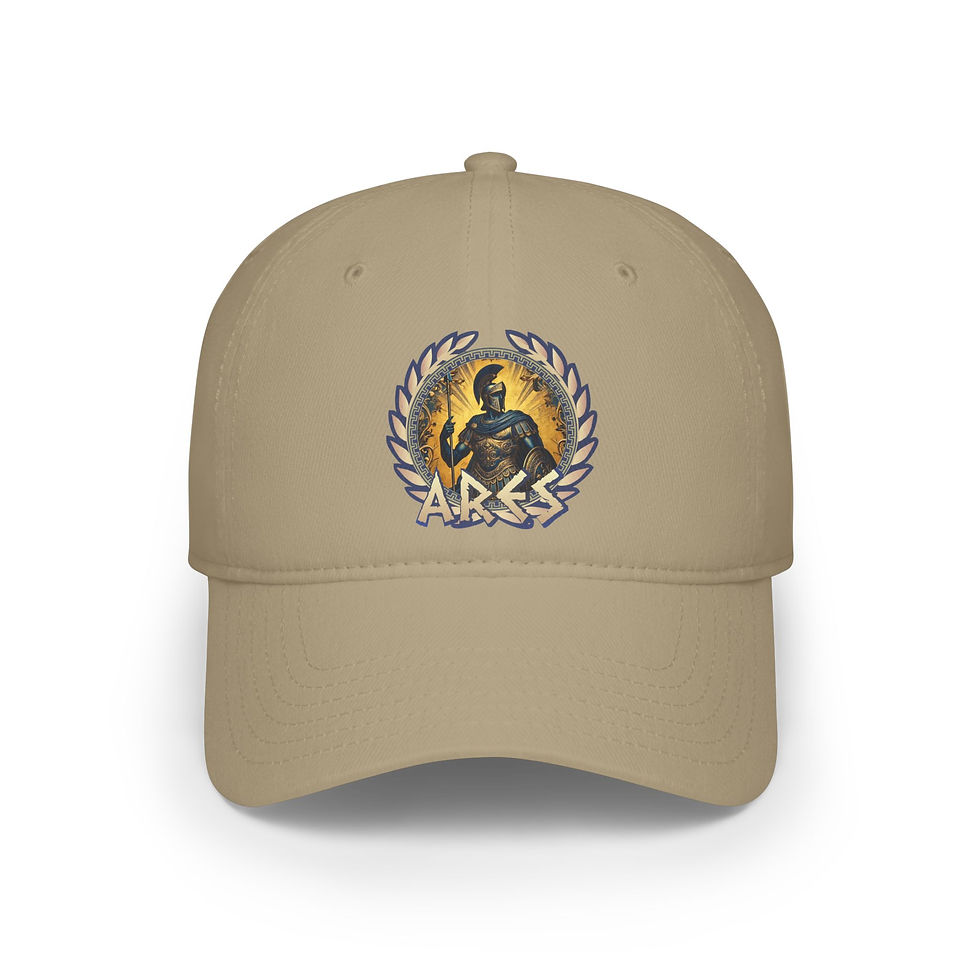 Thumbnail: Ares - Low Profile Baseball Cap - Greek Olympic God Hat