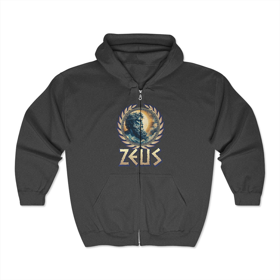 Thumbnail: Zeus - Unisex Heavy Blend™ Full Zip Hooded Sweatshirt
