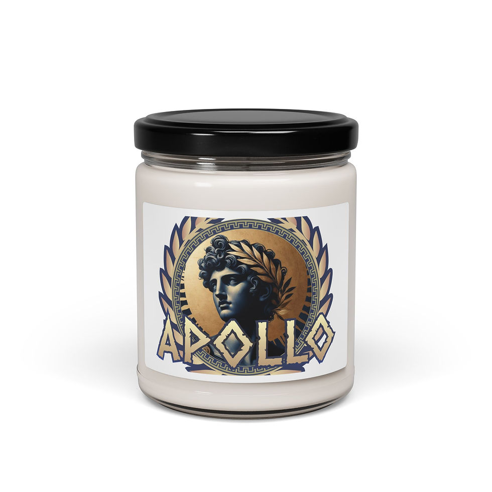 Thumbnail: Apollo - Scented Soy Candle, 9oz Greek - Greek Olympic God Goddess