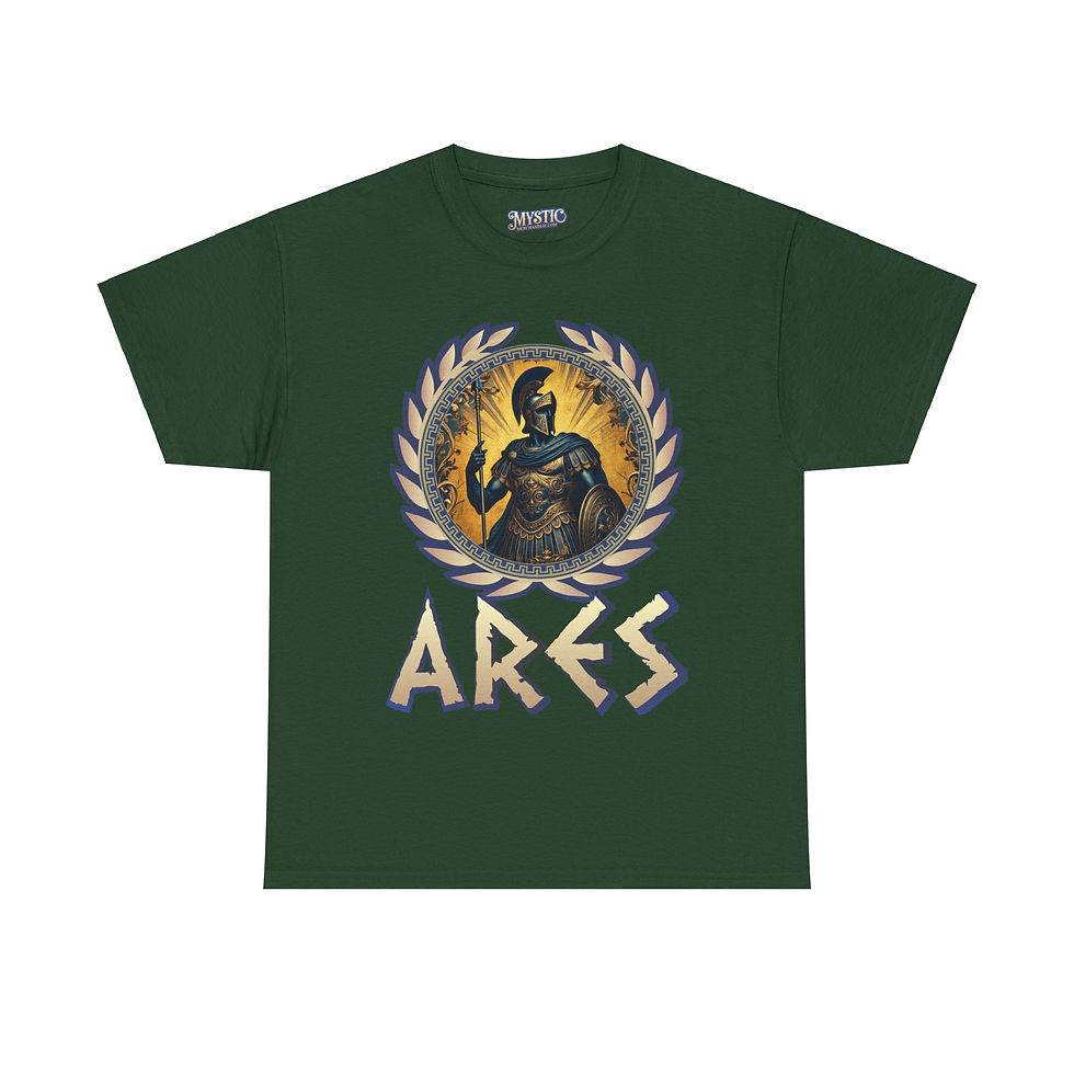 Thumbnail: Ares Tee - Unisex Heavy Cotton Tee - T-shirt Greek Olympic God Goddess
