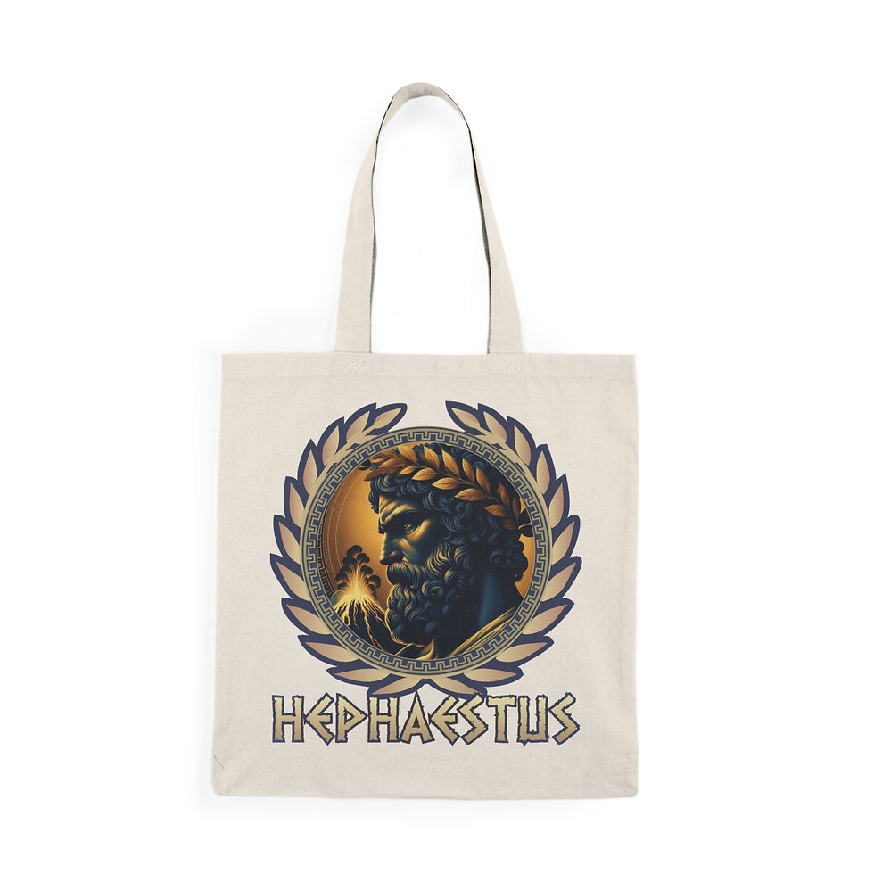 Thumbnail: Hephaestus - Natural Tote Bag
