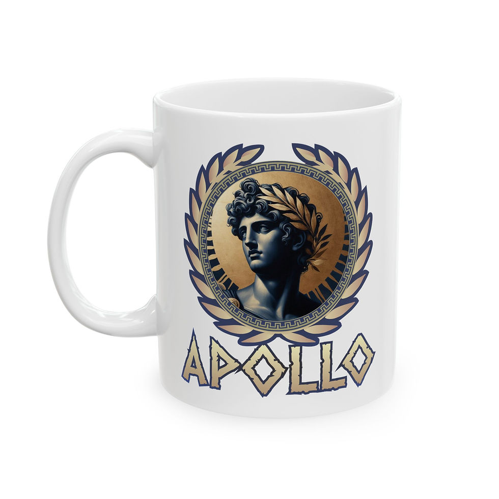 Thumbnail: Apollo - Ceramic Mug 11oz - Greek God Olympian.