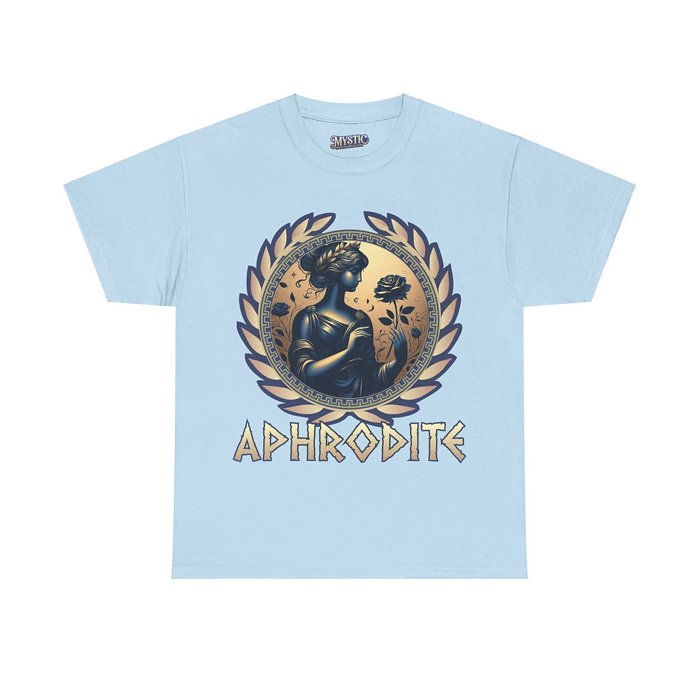 Thumbnail: Aphrodite Tee - Unisex Heavy Cotton Tee - T-shirt Greek Olympic God Goddess