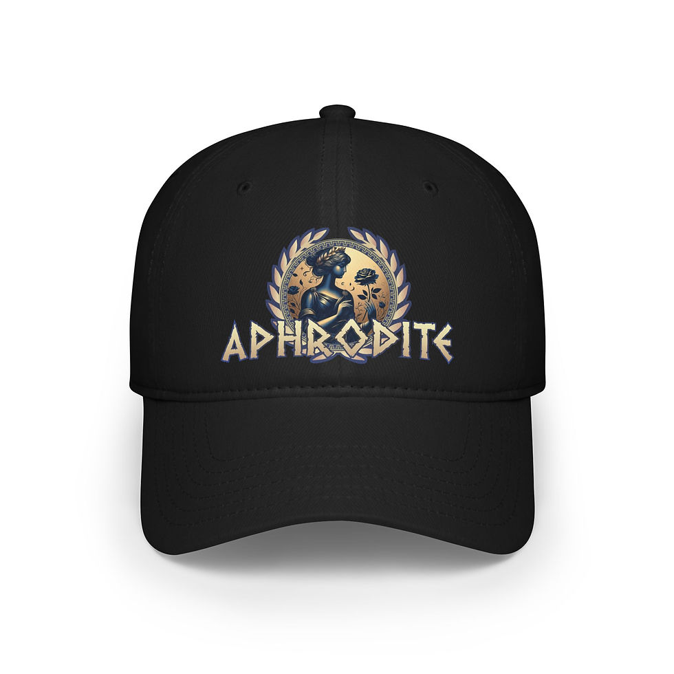Thumbnail: Aphrodite - Low Profile Baseball Cap - Greek Olympic Goddess Hat