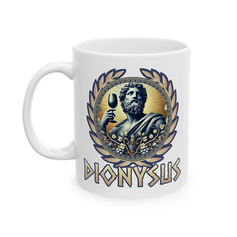 Thumbnail: Dionysus - Ceramic Mug 11oz - Greek God Olympian.