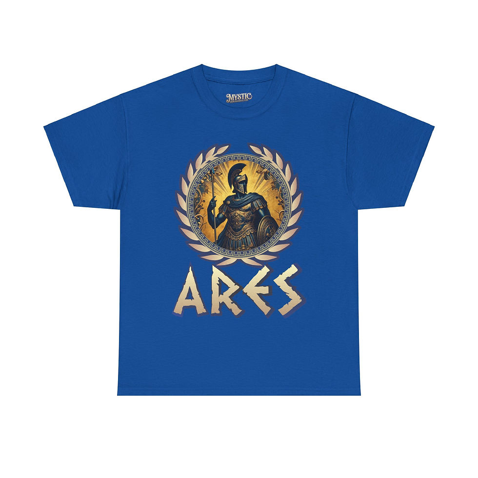 Thumbnail: Ares Tee - Unisex Heavy Cotton Tee - T-shirt Greek Olympic God Goddess