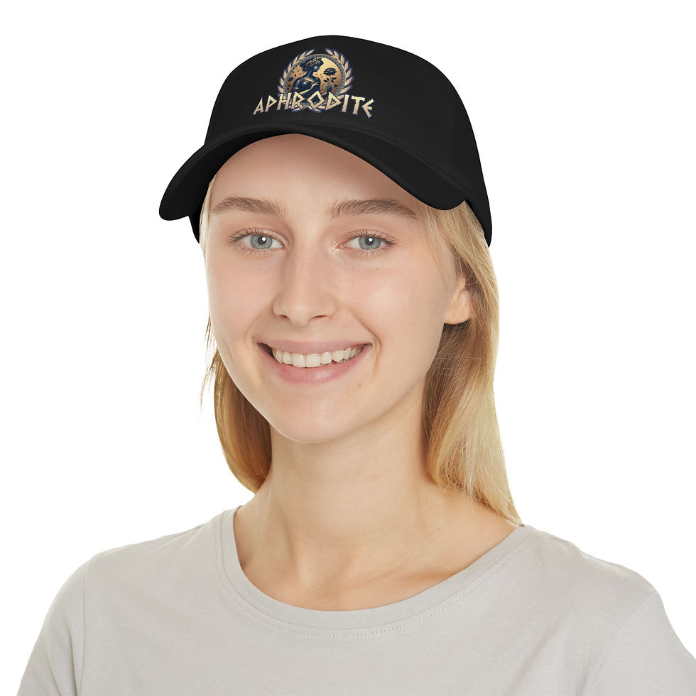 Thumbnail: Aphrodite - Low Profile Baseball Cap - Greek Olympic Goddess Hat