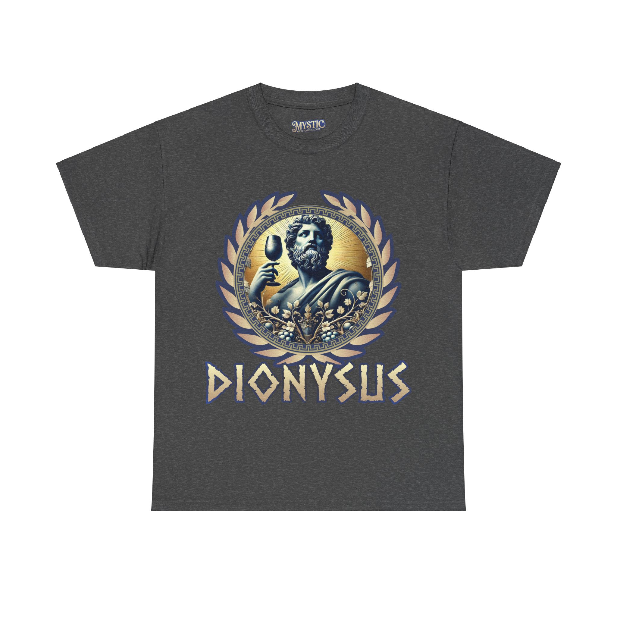 Dionysus Tee - Unisex Heavy Cotton Tee - T-shirt Greek Olympic God Goddess