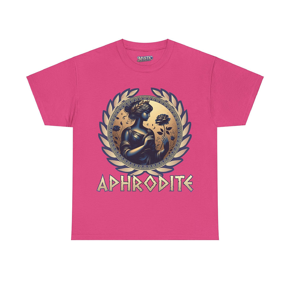 Thumbnail: Aphrodite Tee - Unisex Heavy Cotton Tee - T-shirt Greek Olympic God Goddess