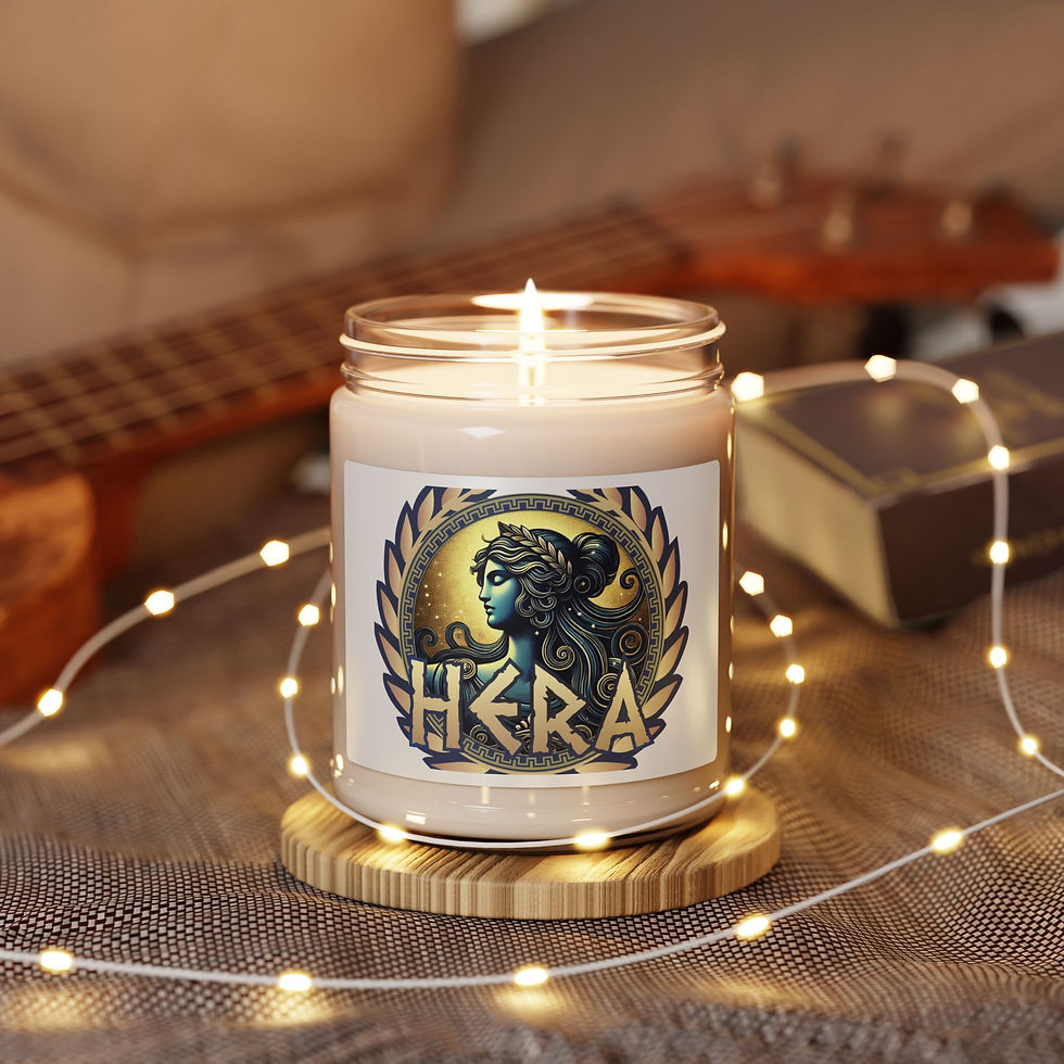 Thumbnail: Hera - Scented Soy Candle, 9oz - Greek Olympic Goddess God