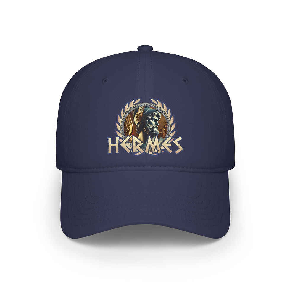 Thumbnail: Hermes - Low Profile Baseball Cap - Greek Olympic God Hat