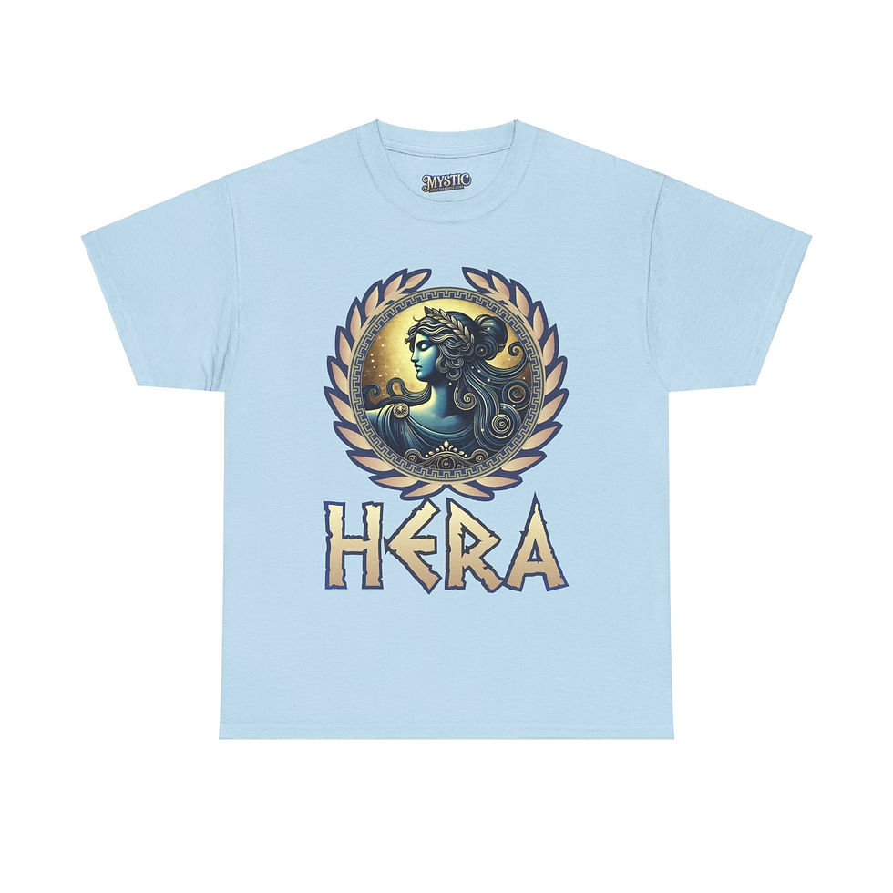 Thumbnail: Hera Tee - Unisex Heavy Cotton Tee - T-shirt Greek Olympic God Goddess