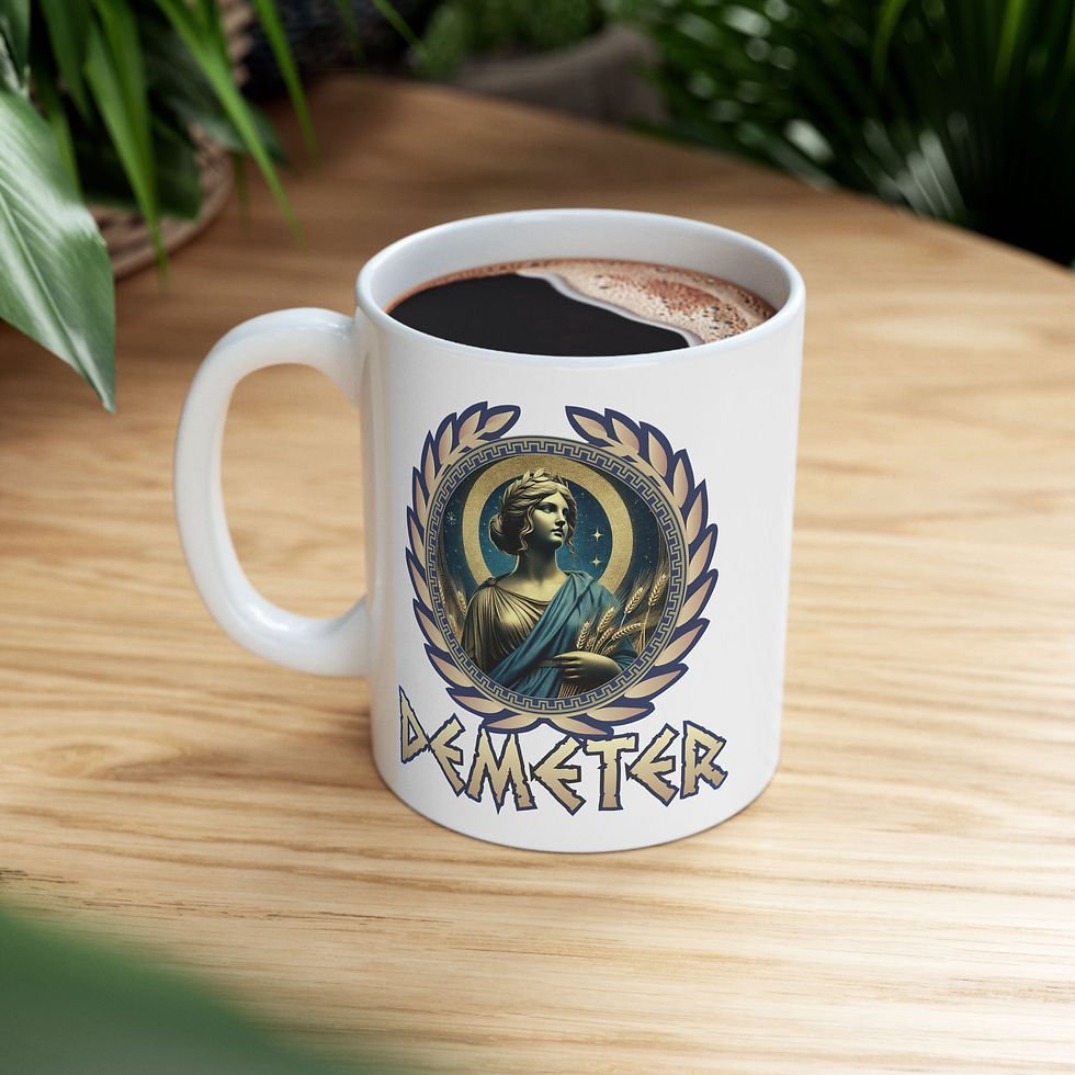 Thumbnail: Demeter - Ceramic Mug 11oz - Greek Goddess Olympian.
