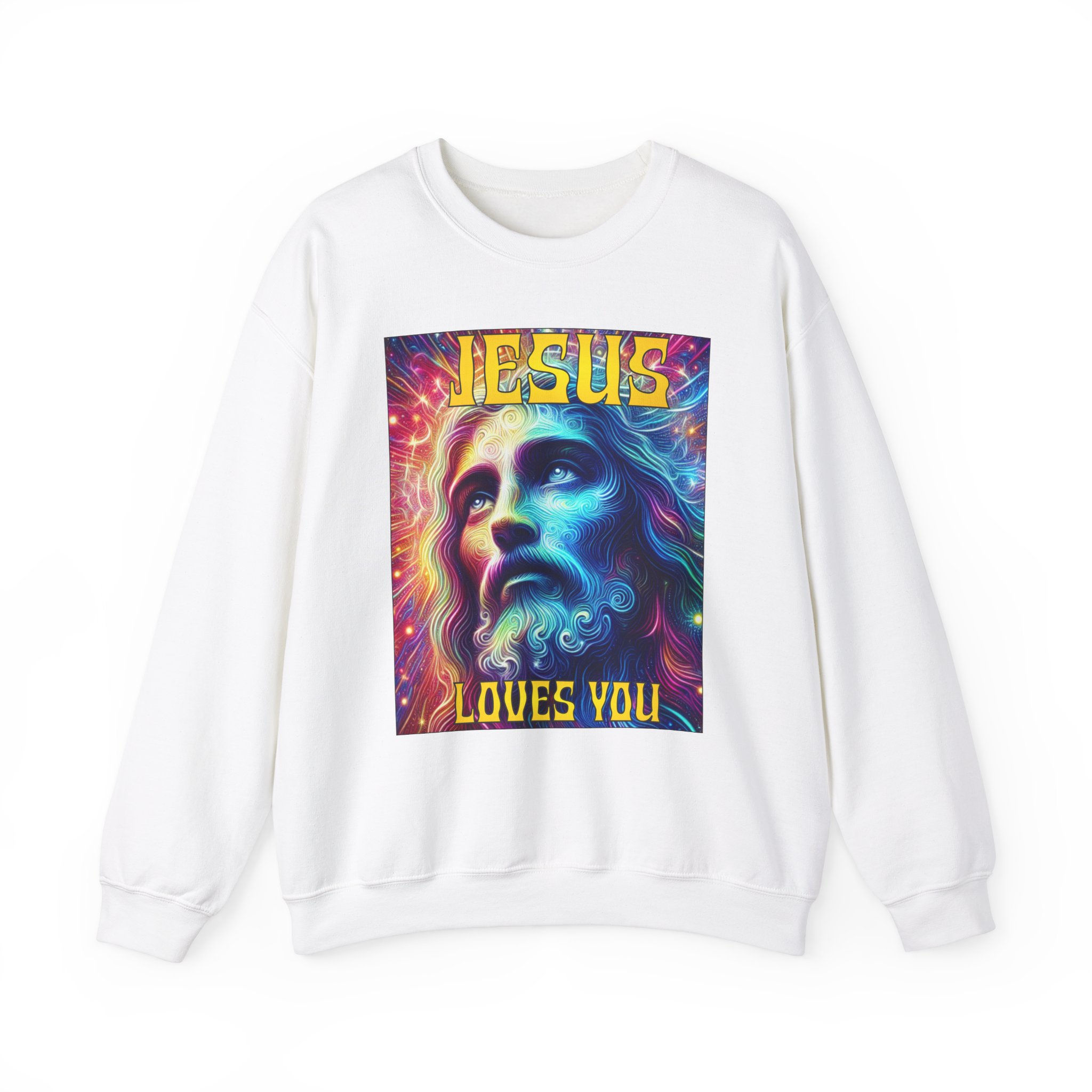Psychedelic Jesus - Unisex Heavy Blend™ Crewneck Sweatshirt