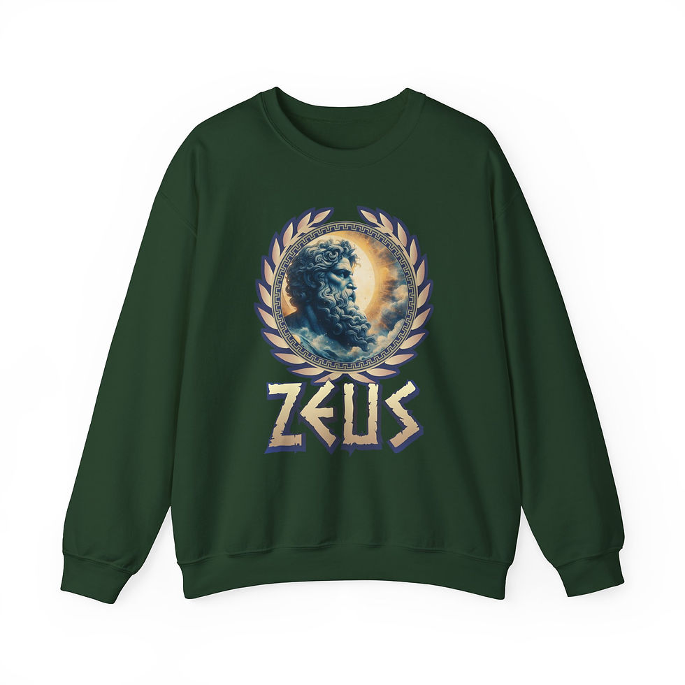 Thumbnail: Zeus - Unisex Heavy Blend™ Crewneck Sweatshirt