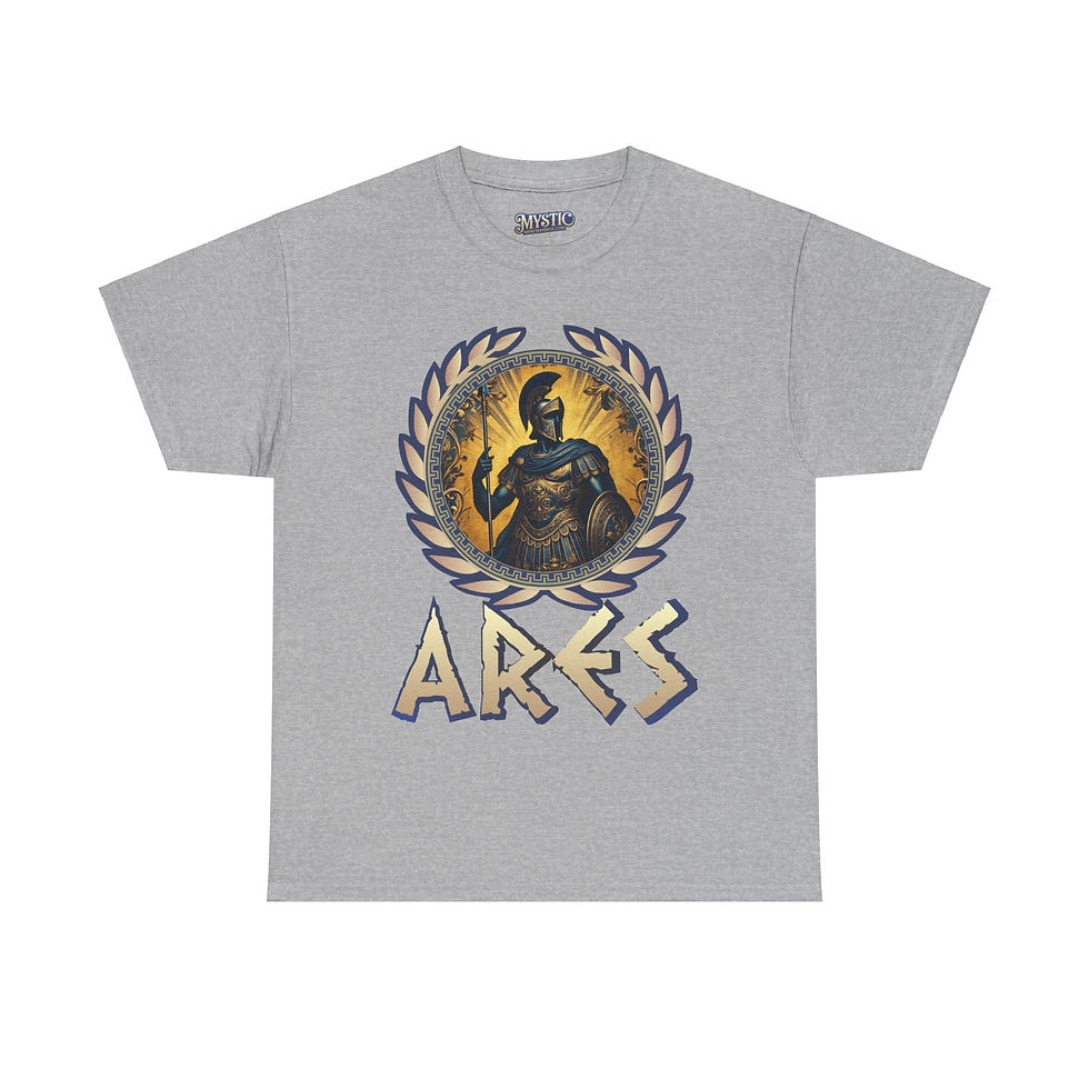Thumbnail: Ares Tee - Unisex Heavy Cotton Tee - T-shirt Greek Olympic God Goddess