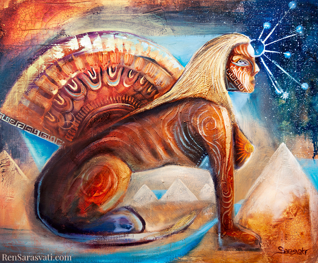Astral Sphinx print