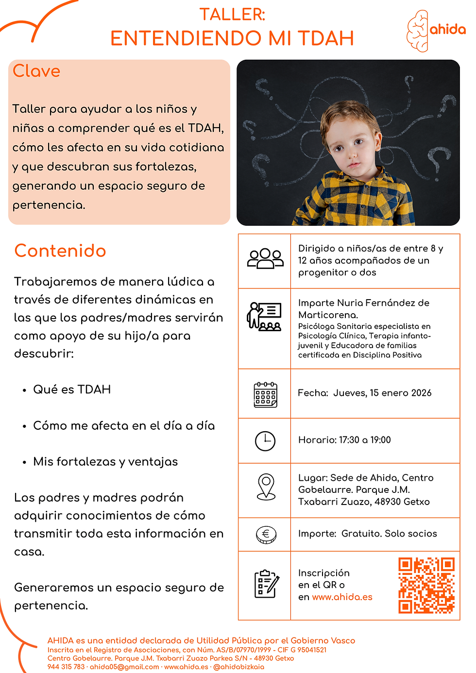 Taller: Entendiendo mi TDAH