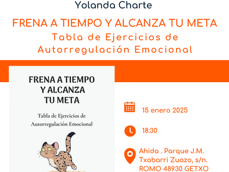 Presentación del libro "Frena a tiempo y alcanza tus metas"